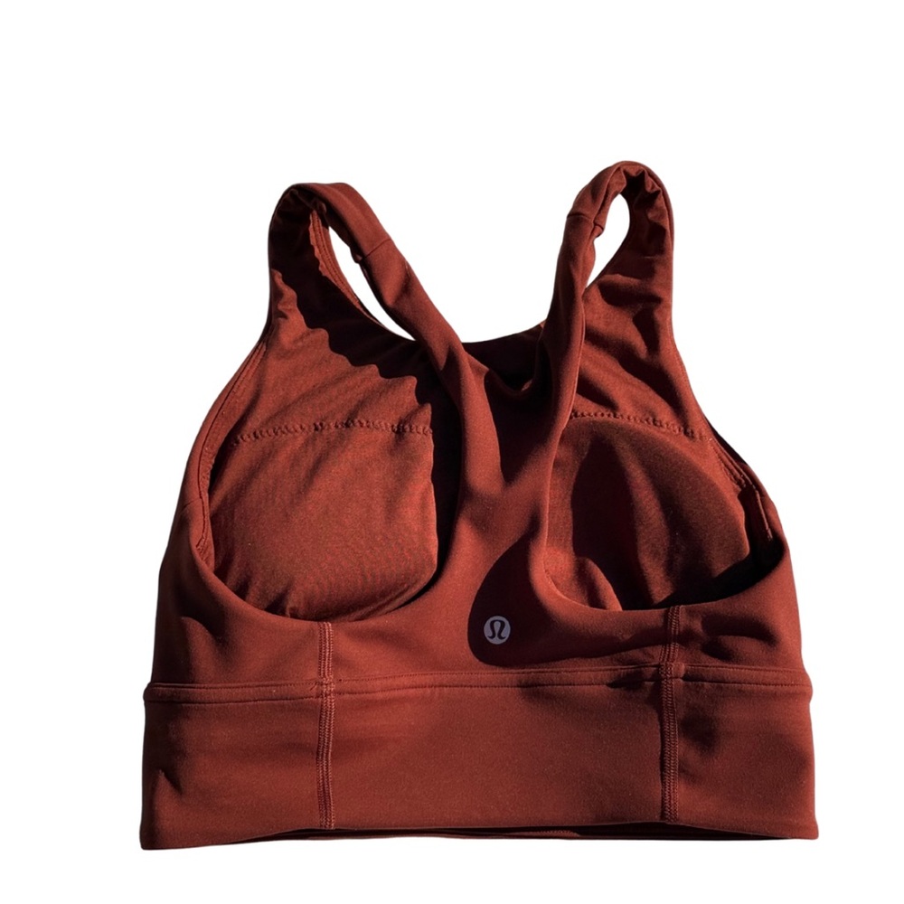 Lululemon Wunder Train Longline Bra Brown Size 6 Medium Support C/D - Picture 7 of 16